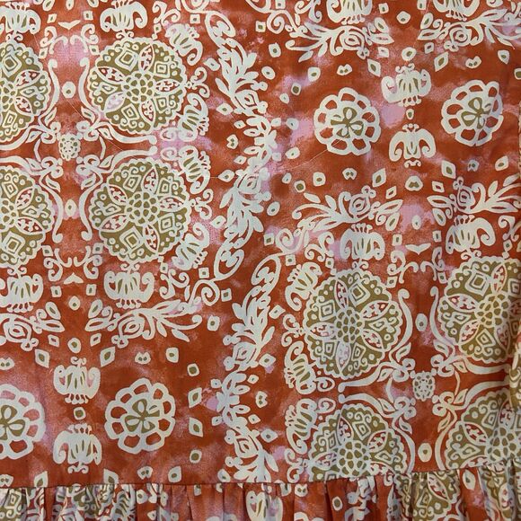 Anthropologie Maeve Printed FlutterSleeve Babydoll Cotton Dress Sz S MSRP$148.00 - Picture 7 of 10